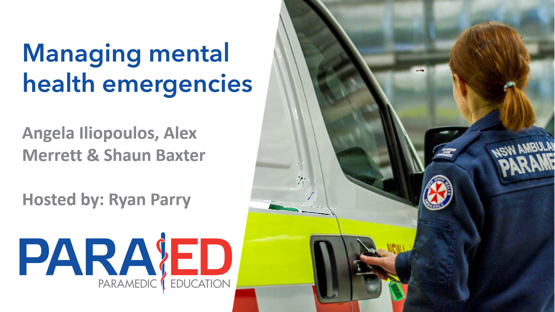 Managing mental health emergencies