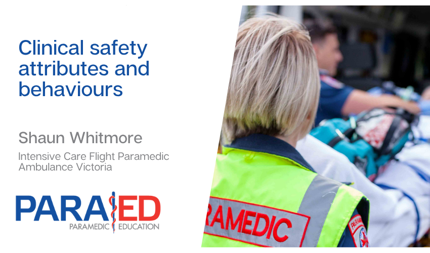 Clinical safety attributes and behaviours